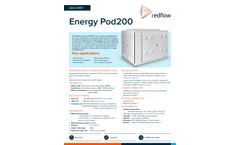 Redflow - Model Pod200 - Scalable Energy Storage Solution Datasheet