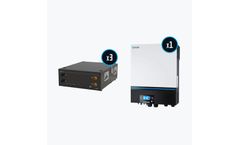 Joule - 6.5KW, 15KWH Battery & Inverter Bundle for Work Trucks and Mobile Applications