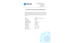 Hailan - Model D113 - Macroporous Weak Acid Cation Exchange Resin - Brochure