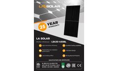 Black Solar Panels - LS430-450BL - Brochure