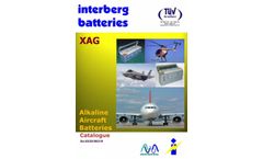 Interberg - Model XAG Range - Aircraft Nickel-Cadmium Batteries Datasheet