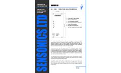 Sensonics - Model Sentry G3 - Condition Monitoring Module (Data Acquisition Card for Vibration Analysis) Datasheet