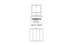 Sensonics - Model PZV Series - Industrial Velocity Vibration Sensor