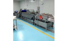 Fruit Vegetable Washing Drying Machine line Eddy Current Cleaner