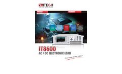 ITECH - Model IT8600 - AC Electronic Load - Brochure