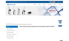 Bestview - Model BM-607 - Hifem Emsculpt Electromagnetic Muscle Stimulation Machine - Brochure