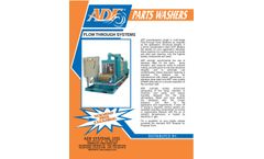 ADF - Flow Through Parts Washers Datasheet