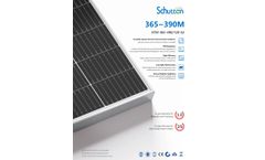 Schutten - Model 166 MONO Series - High Efficiency Solar Panels - Brochure
