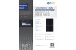 CSUN Solar - Model CSUN670-132M-210 - Half-cell Solar Module - Brochure