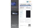 CSUN Solar - Model CSUN460-120M-182 - Half-cell Solar Module - Brochure