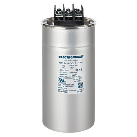 ELECTRONICON - Model E62-3HF and 3ph - AC Capacitors for High Frequency Filters