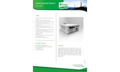 Assemble-able Battery SDA10-4850 - Brochure