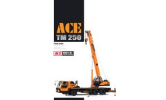 ACE - Model TM 250 - Truck Mounted Cranes  - Brochure