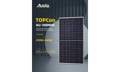 Austa - Model AU-108MHD - 108 String Double Glass Mono Half Solar Module