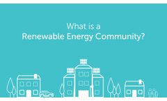 What is a Renewable Energy Community? - Video