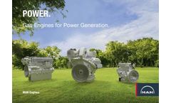 Gas Engines for Power Generation Product Brochure