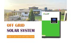 Off-Grid Solar Energy System Home Uninterrupted Power
