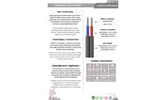 Ege Kablo - Twin Solar Cable Datasheet