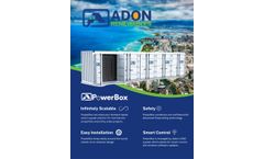 Adon - Model PowerBox - High Voltage Battery Storage System Brochure