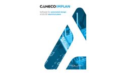 ALPI - Version Caneco Implantation - Software for Automated Design of 2D/3D Electrical Plans Datasheet