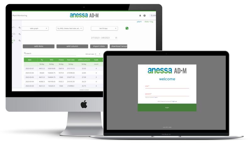 anessa - Version AD.M - Biogas Plant Monitoring Software