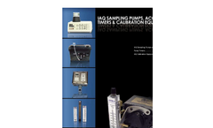 ems 2007 2008 Product Guide  IAQ Sampling Pumps, Accessories, Timers & Calibration Equipment