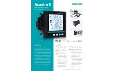 Accuenergy - Model Acuvim II Series - Power and Energy Meters Datasheet