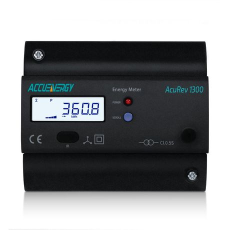 Accuenergy - Model AcuRev 1310 Series - DIN Rail Power and Energy Meter