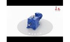 M Series Inline Helical Geared Motor | 360 View Helical Motor Gearbox Manufacturers| JS Gears - Video