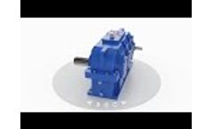 Technical Animation of HC Series Crane Duty Helical Gearbox, Harden & Profile Ground Gear | JS Gears - Video