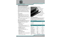 Carbon Insulation Boards - Data Sheet