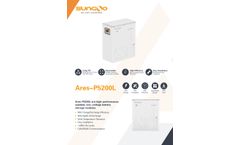 SUNGO - Model Ares-P5200L - High-performance, Scalable, Low-voltage Battery Storage Modules - Brochure