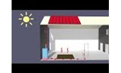 Inaventa Solar Drain-Back (Self-Draining) Solar System - Video