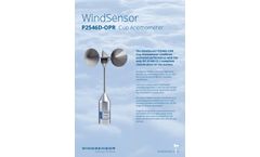 WindSensor - Model P2546D-OPR - Cup Anemometer - Brochure