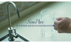 SimPure T1 6-Stage Reverse Osmosis Alkaline Water Filter System Installation Tutorial - Video