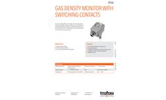 87x6 Gas density monitor with switching contacts - Data Sheet