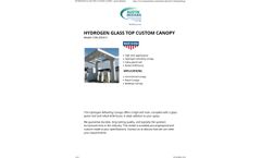 Austin Mohawk - Model CAN-2024-H - Hydrogen Glass Top Custom Canopy Datasheet