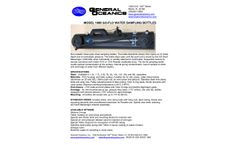 General Oceanics GO-FLO - Model 1080 Series - Water Sampler, 60L w/ 3-Therm. Rev. Assembly - Brochure