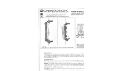 Model 1010 Series Niskin Non-Metallic Water Sampling Bottles - Specification Sheet