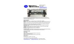 General Oceanics - Model 1010 - Niskin Water Sampler, 20L - Spec Sheet