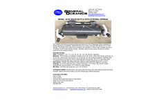 General Oceanics - Model 1010X - Niskin Water Sampler , 10L External. Spring, 10L - Brochure