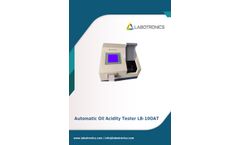 Labotronics - Model LB-100AT - Automatic Oil Acidity Tester - Brochure