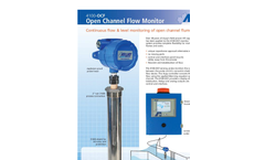 Model 4100-OCF - ﻿﻿﻿﻿﻿﻿﻿﻿﻿Open Channel Flow Monitor - Brochure