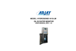 HydroSense - Model 4410-LMP - PPM Oil in Water Monitor - User Manual