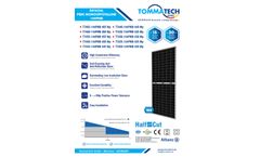 TommaTech - Model TT465 144PMB - HC-MB Solar Panel - Brochure