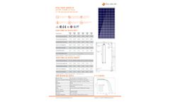 Aoli Solar - Model AI-72P Series - 72 Cells Poly Solar Panel 330W 340W Datasheet