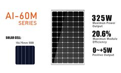 Aoli Solar - Model AI-60M Series - Mono Panel 60 Cells 300W