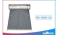 SD-S(SD-G) - Model SD-S(SD-G) - Non-Pressure Solar Water Heater