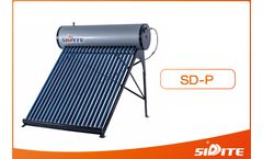 Sidite - Model SD-P - Pressurized Double Inner Tanks Solar Water Heater