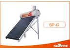 Sidite - Model SP-C - Evacuated Vacuum Tube Solar Water Heater